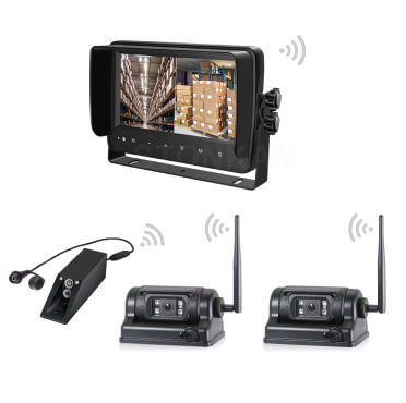 7寸高清無線叉車攝像頭安全監(jiān)控系統(tǒng)