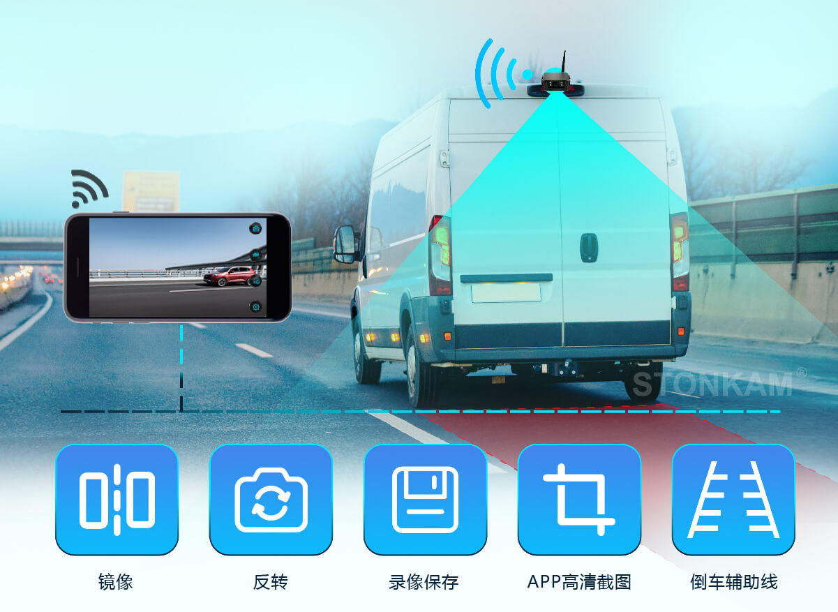 無(wú)線wifi車(chē)載攝像機(jī)					