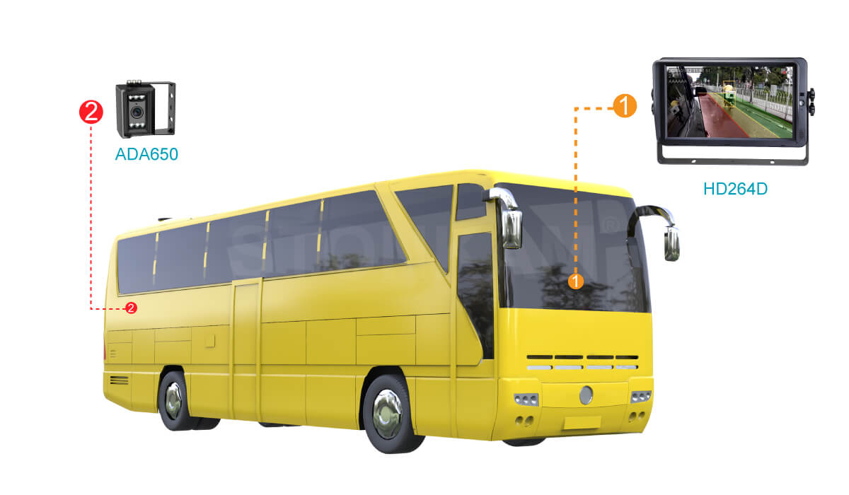 工程車盲區(qū)預警					